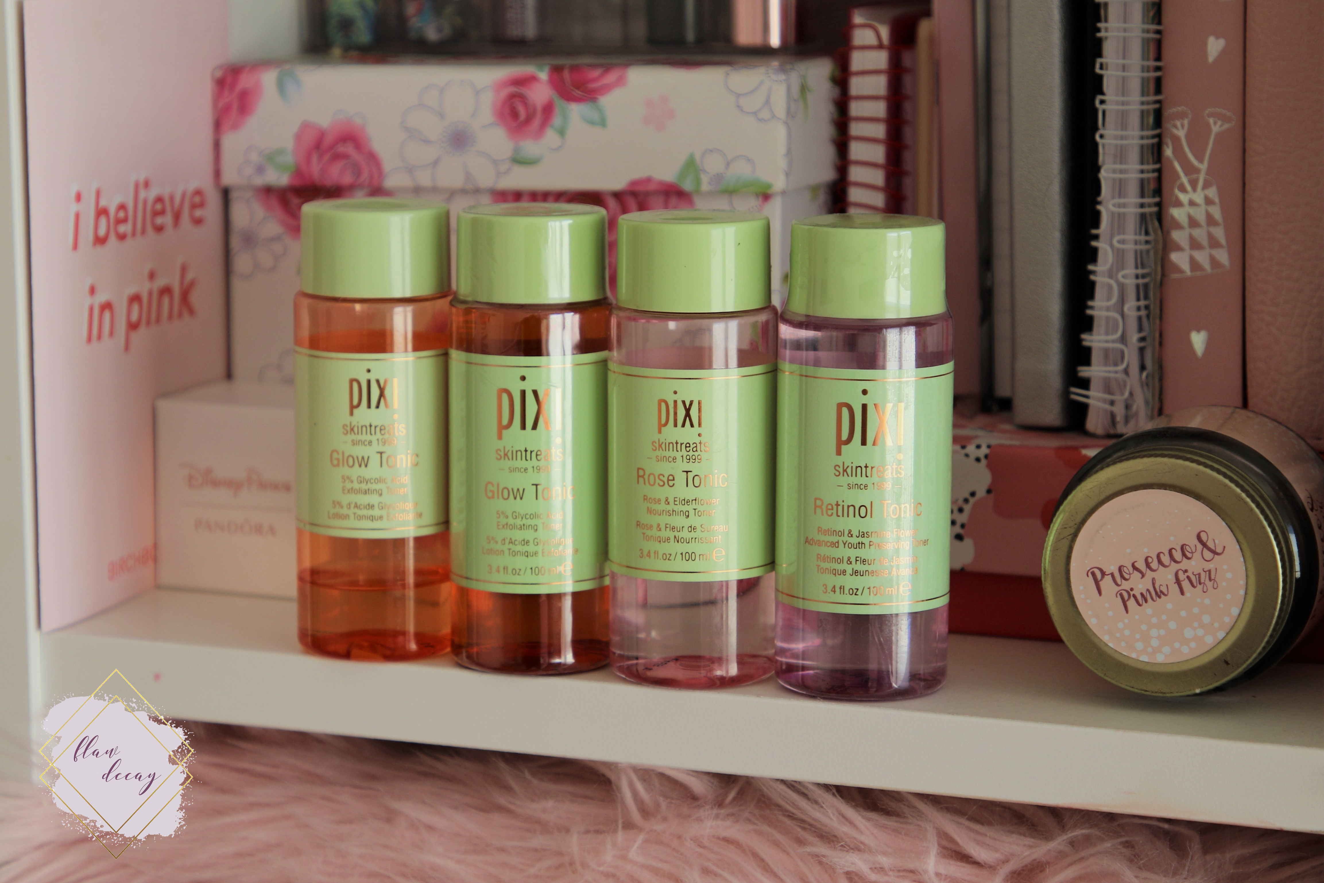 Pixi Beauty's Glow, Retinol and Rose Tonic