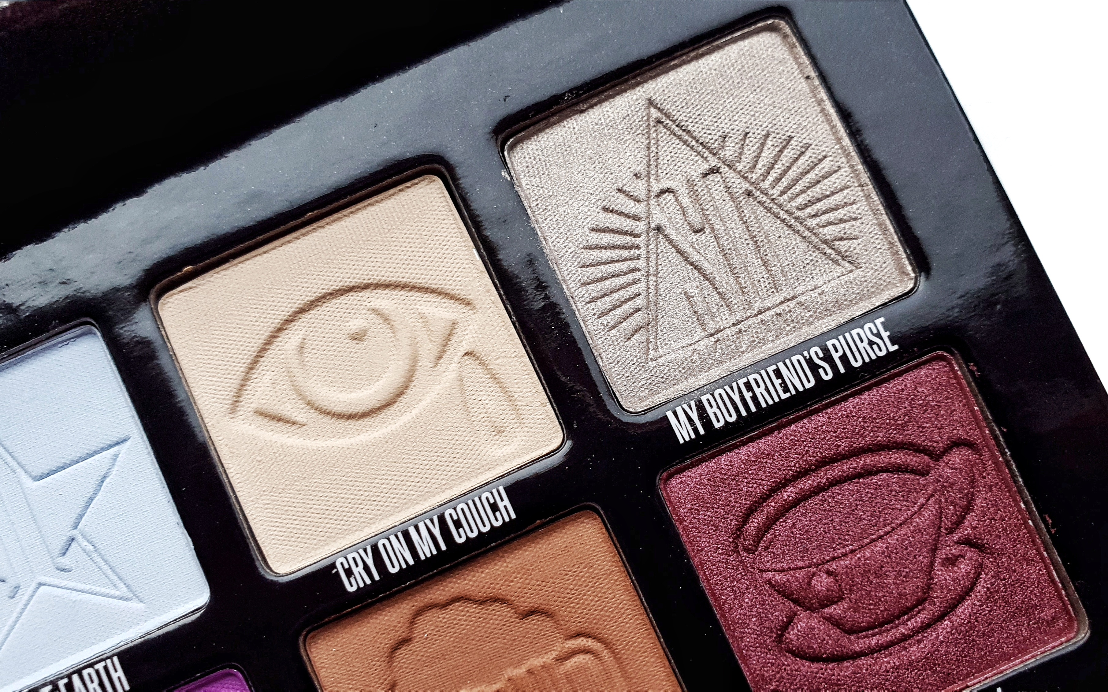 The Mini Controversy Palette, close-up