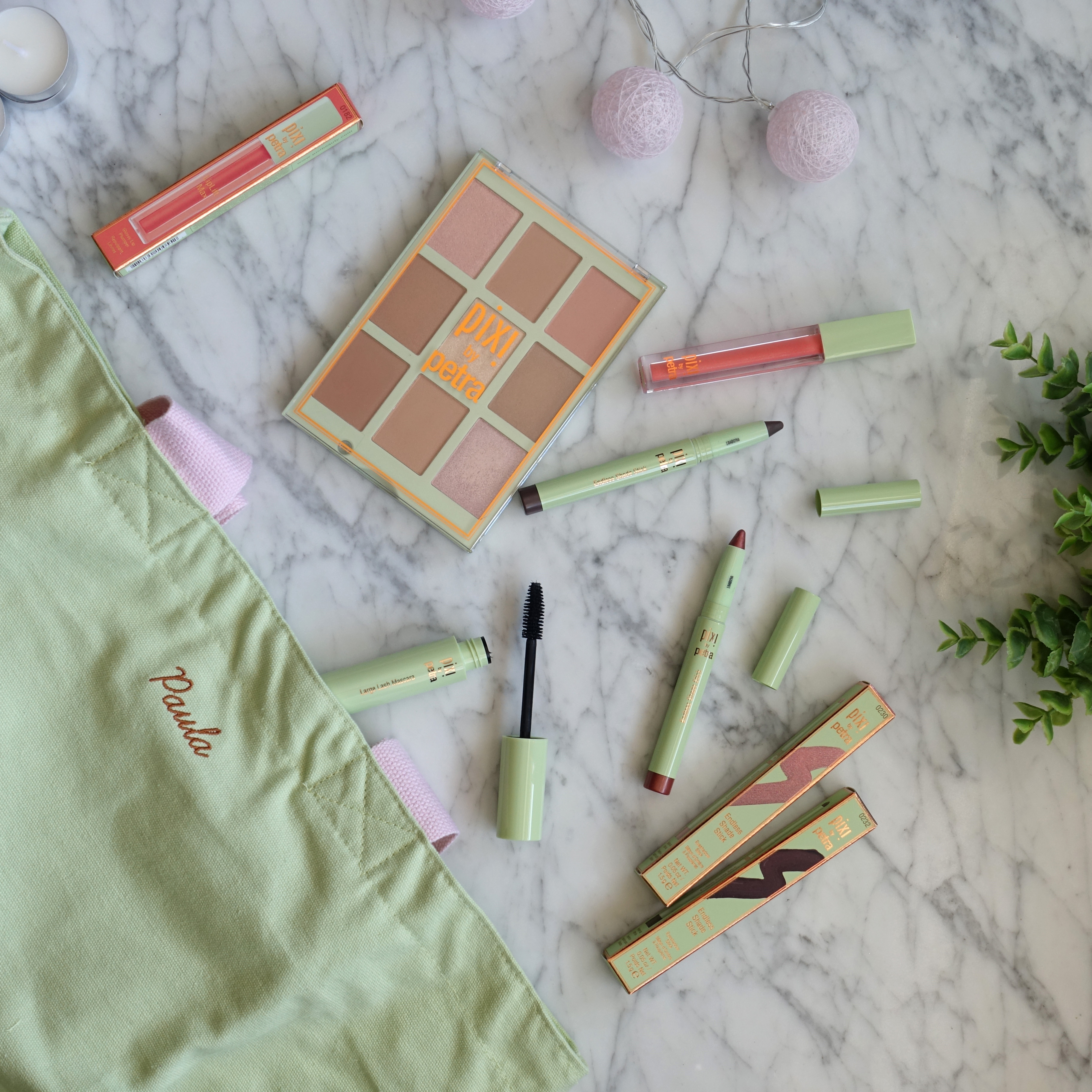 Pixi by Petra's Escape & Let's GLOW! Collection - Shade Sticks, Gloss, Mascara, Palette and Bag
