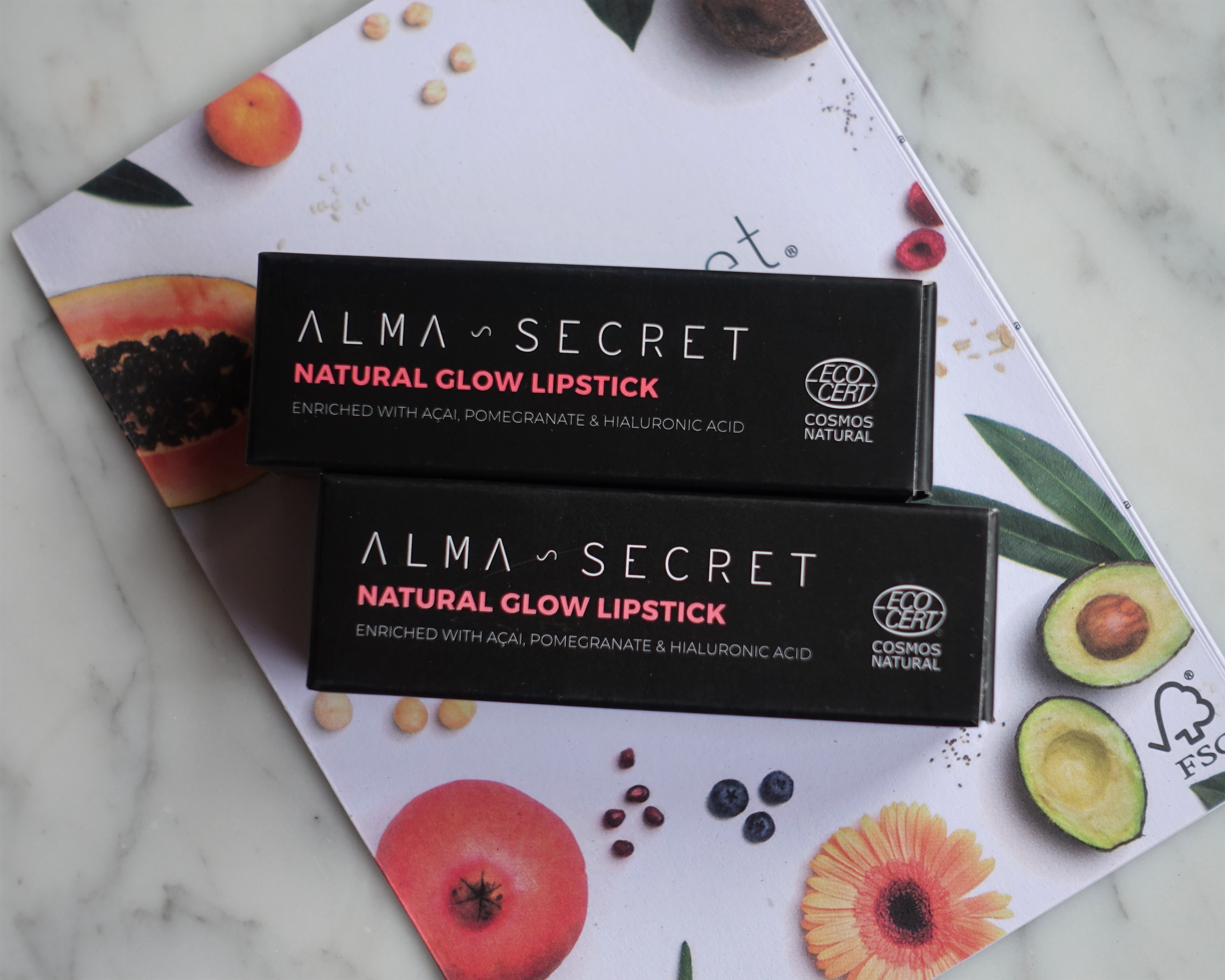 Labiales Natural Glow Lipstick de Alma Secret (Evento #YBB8ED de Girl Power Team)