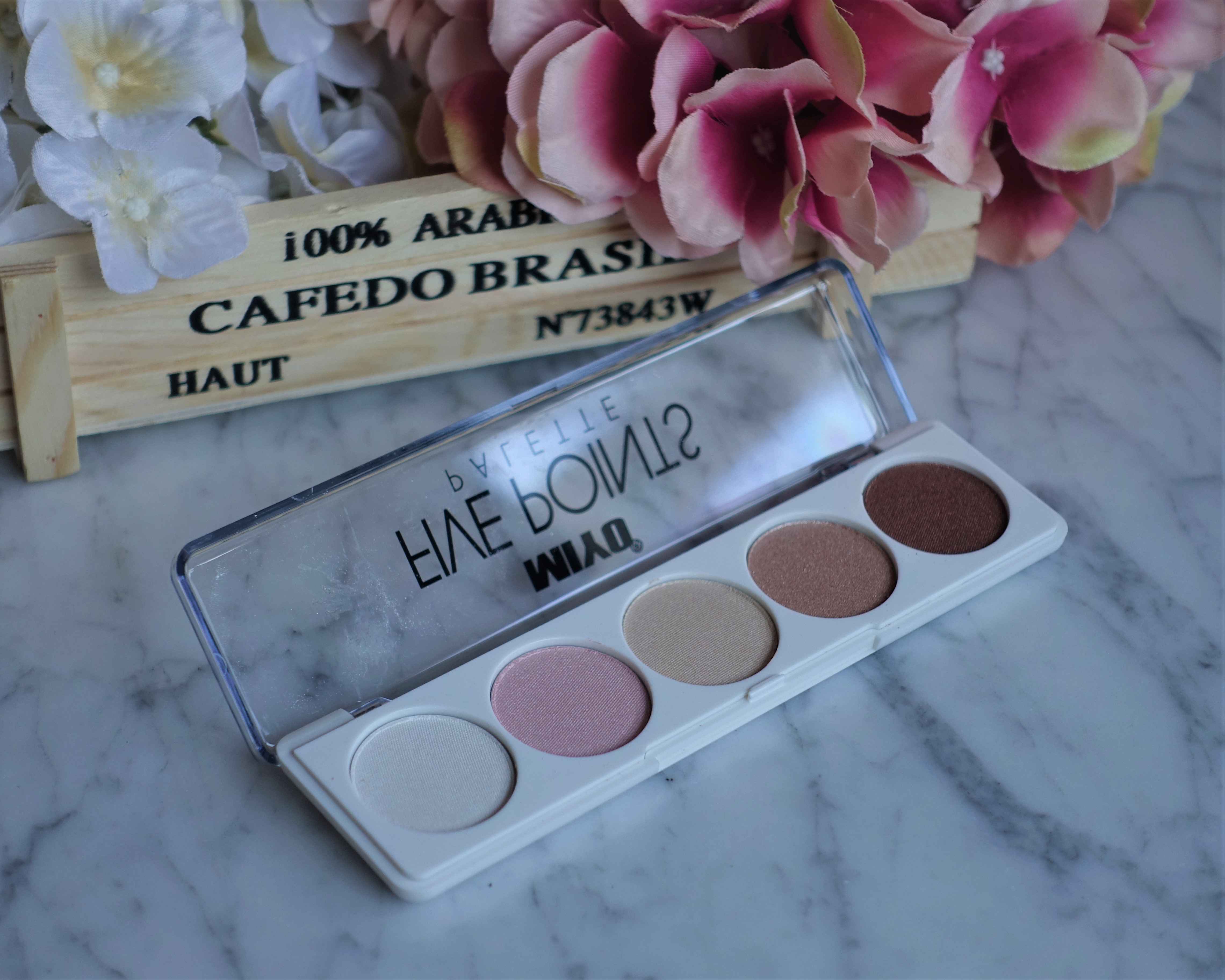 Paleta Five Points de Miyo, distribuidos por Probelleza (Evento #YBB8ED de Girl Power Team)