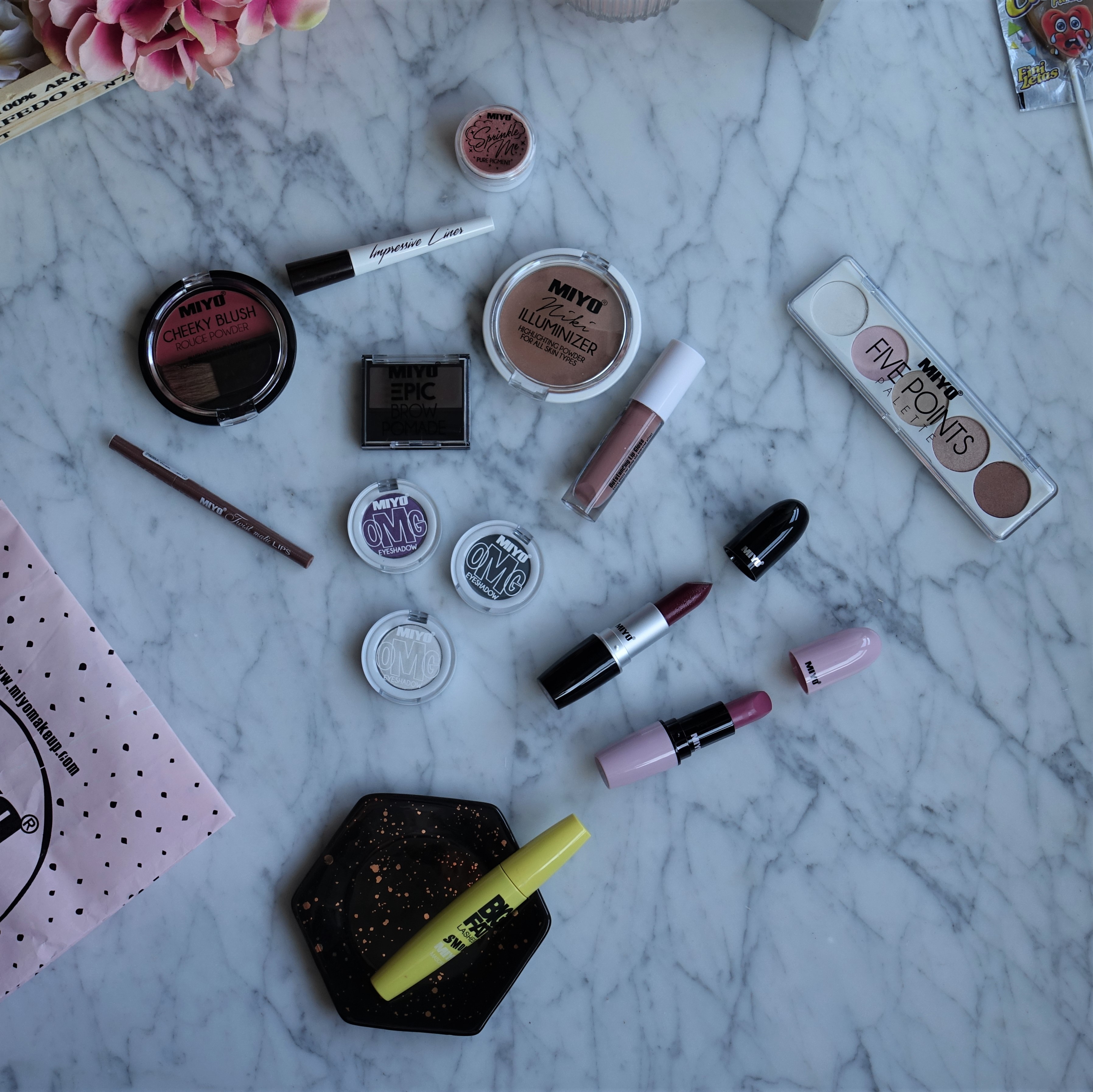 Productos de Miyo, distribuidos por Probelleza (Evento #YBB8ED de Girl Power Team)