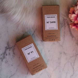 Perfumes Perfumare: Nº 91 (Alien de Thierry Mugler) y Nº 5498 (Fleur Musc For Her de Narciso Rodriguez) (Evento #YBB8ED de Girl Power Team)