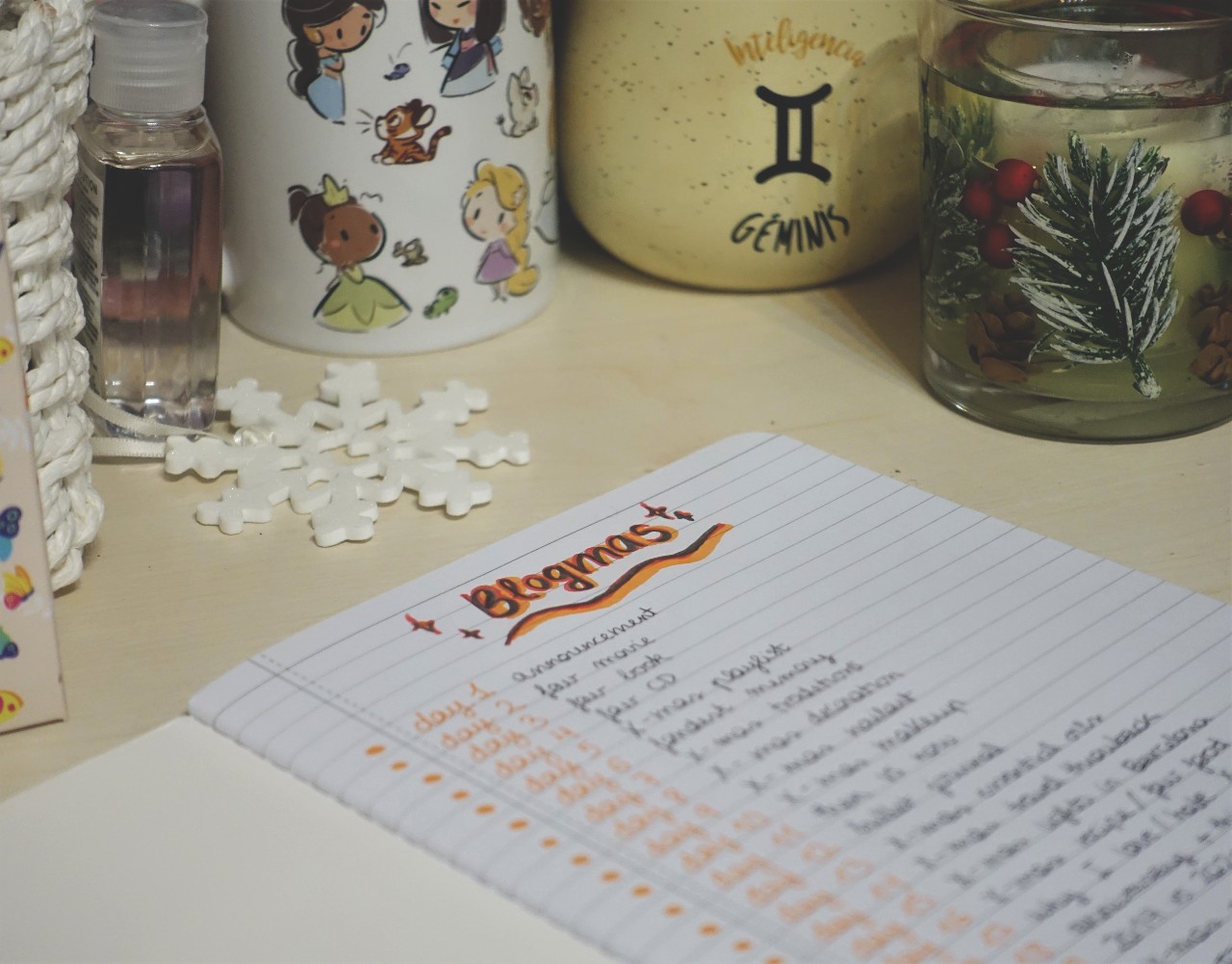 Blogmas Day 1: Planning (2020)