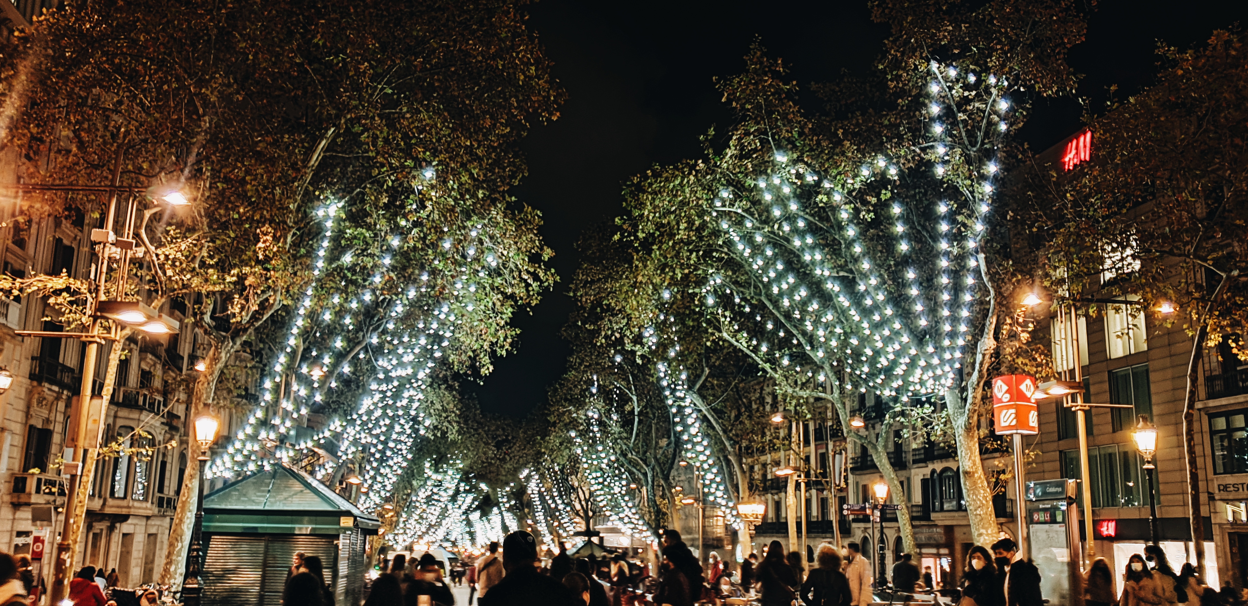 Christmas Lights in Barcelona