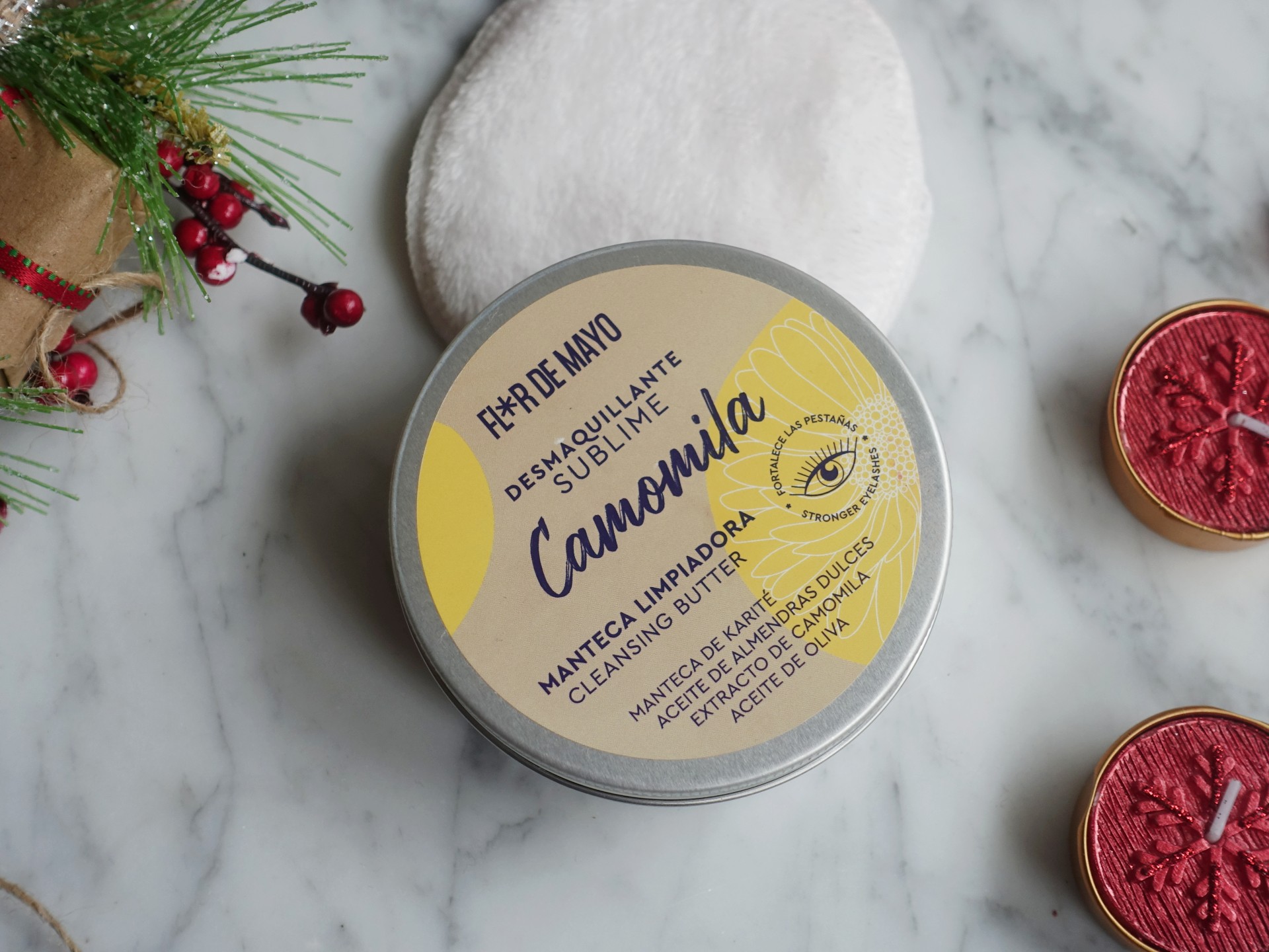 Manteca desmaquillante de camomila de Flor de Mayo